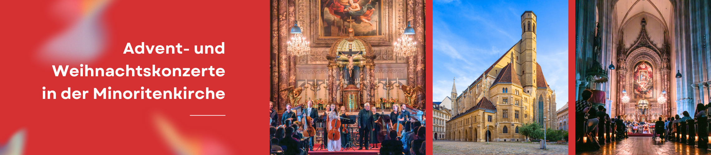 Advent- und Weihnachtskonzerte in der Minoritenkirche 